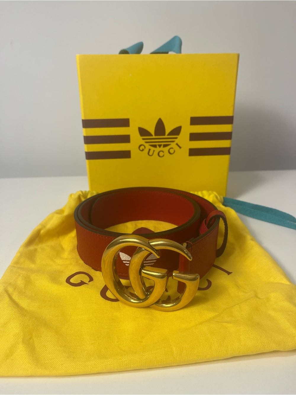 Gucci x Adidas 2022 Marmont Belt - Picture 2 of 6